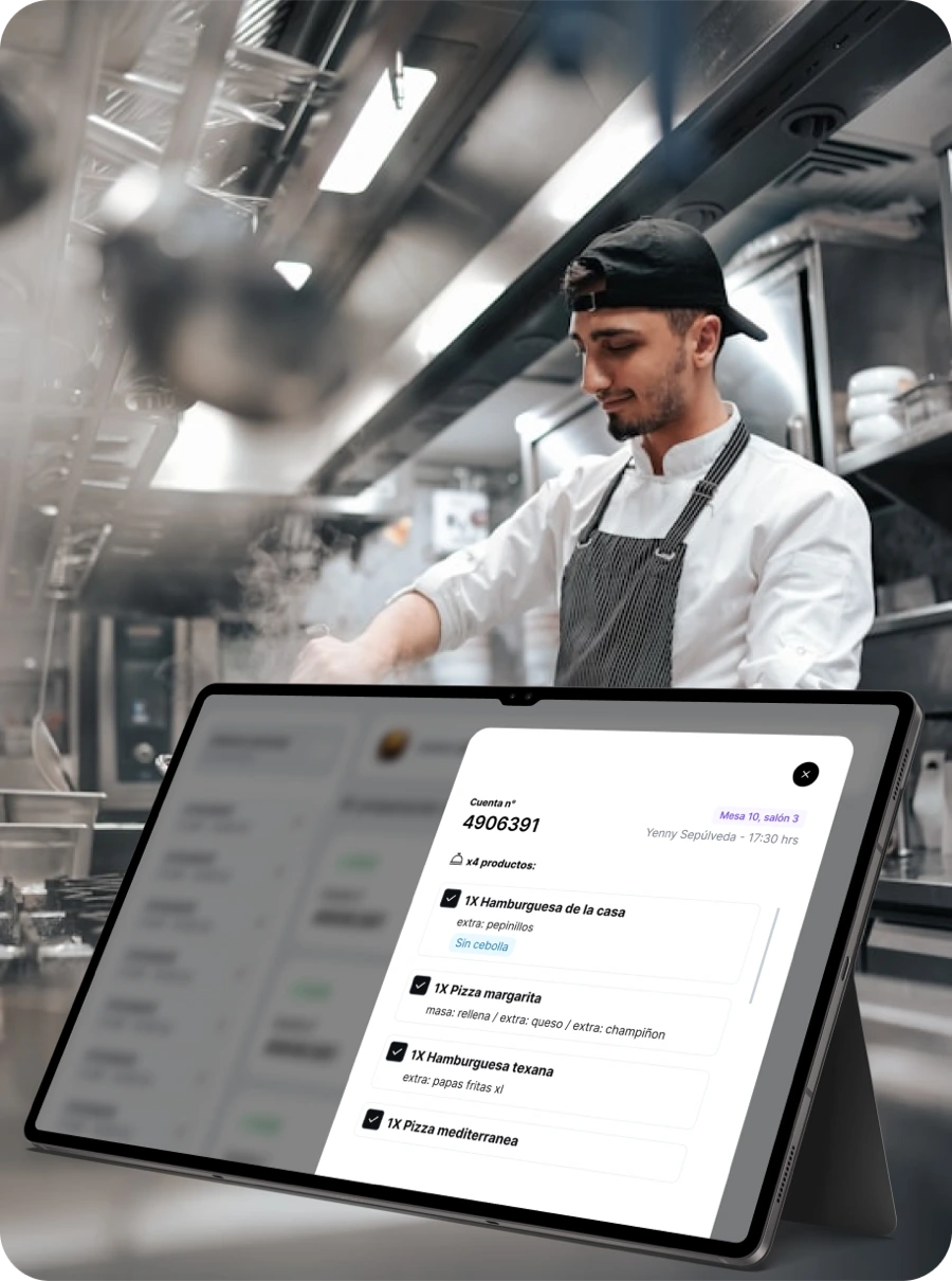 Perfil del restaurante con galería de imágenes