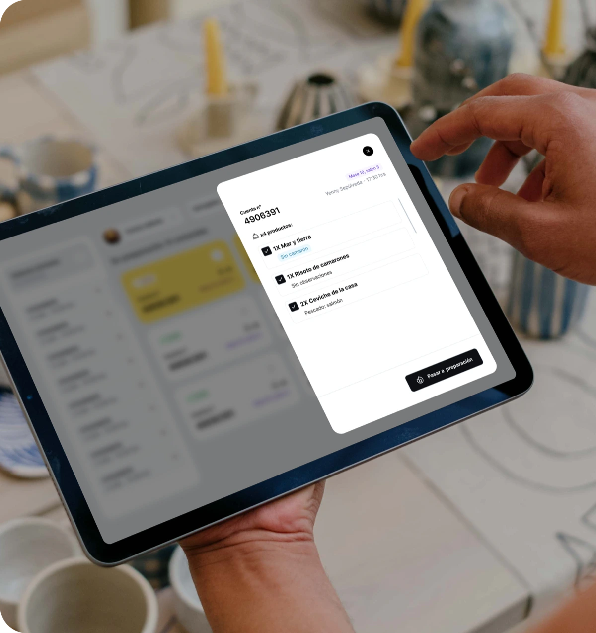 Panel de administración de reservas en tiempo real